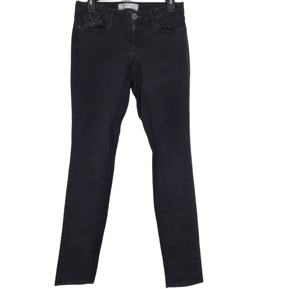 Habitual Black Denim Low Rise Skinny Jeans SIZE 29